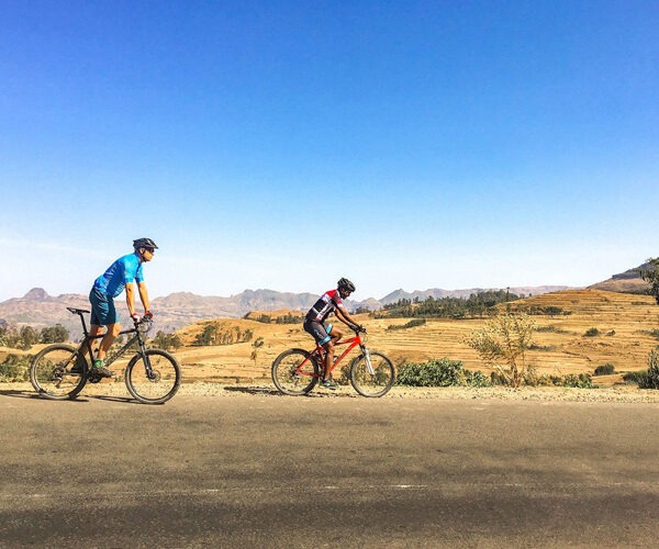 Biking in Ethiopia